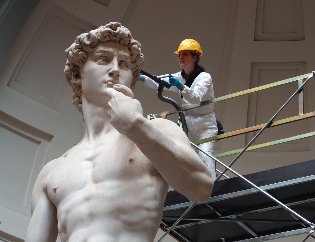 Michelangelo s David Gets Clean up In Florence Florence Daily News