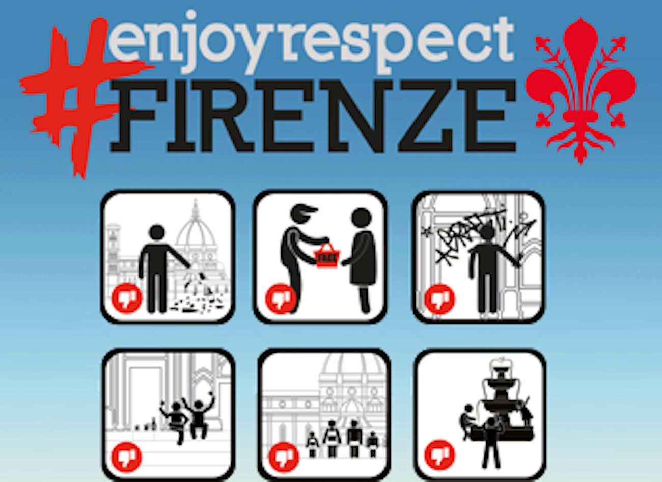 Enjoy Respect Firenze campaign