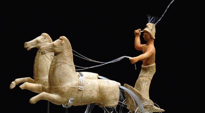 The Men and the horses exhibit at the Boboli garden