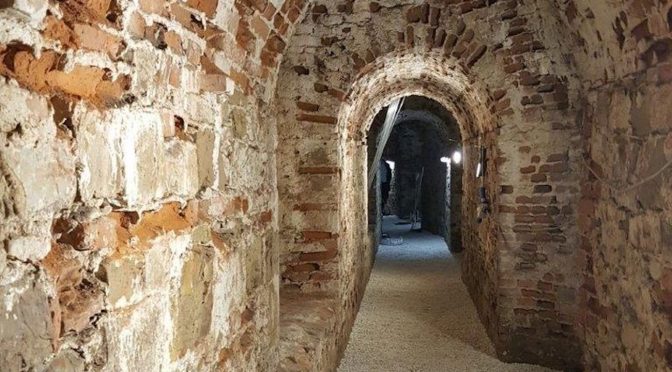The underground path in Fortezza Basso