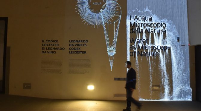 Leonardo da Vinci’s Codex Leicester: the famous manuscript returns to Florence after a quarter of a century as part of a spectacular exhibition.