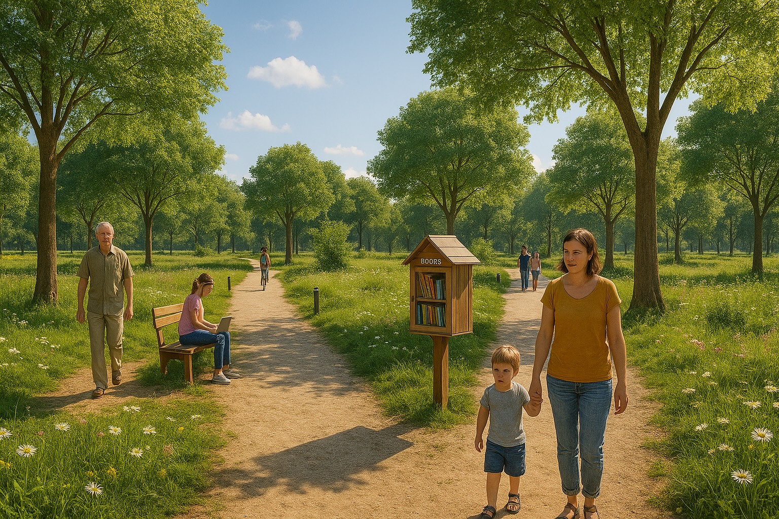 Signa'da çimento yerine kentsel bir park: komite masterplan