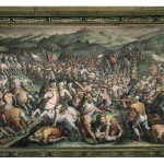 The battle of Scannagallo by Giorgio Vasari