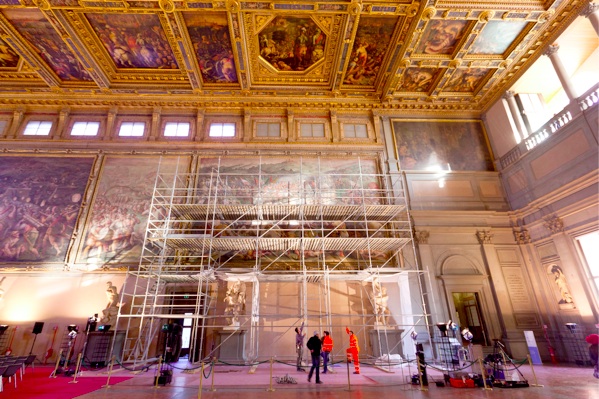 National Geographic research in Palazzo Vecchio