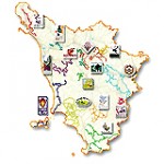 Wine trails in Tuscany, Italy