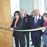 The Consul General of Italy in New York Natalia Quintavalle opened the new section of ANPS in USA. To his left President Sergio Cirelli