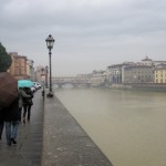 Lungarno under heavy rains (Buonaventura42) - CC