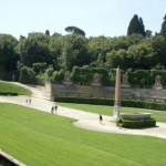 The Boboli garden in Florence, Italy