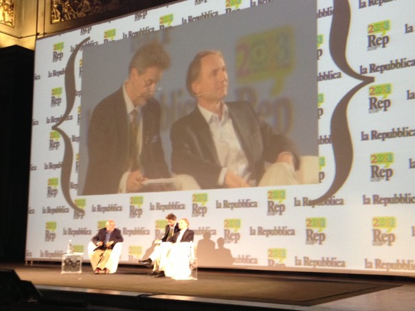 Dan Brown in Palazzo Vecchio, Florence