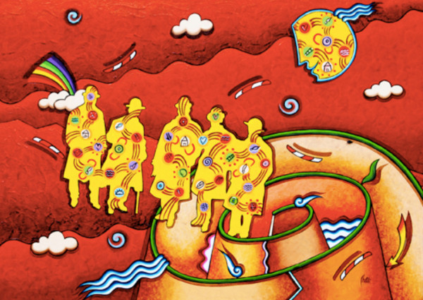 Giuliano Ghelli's painting