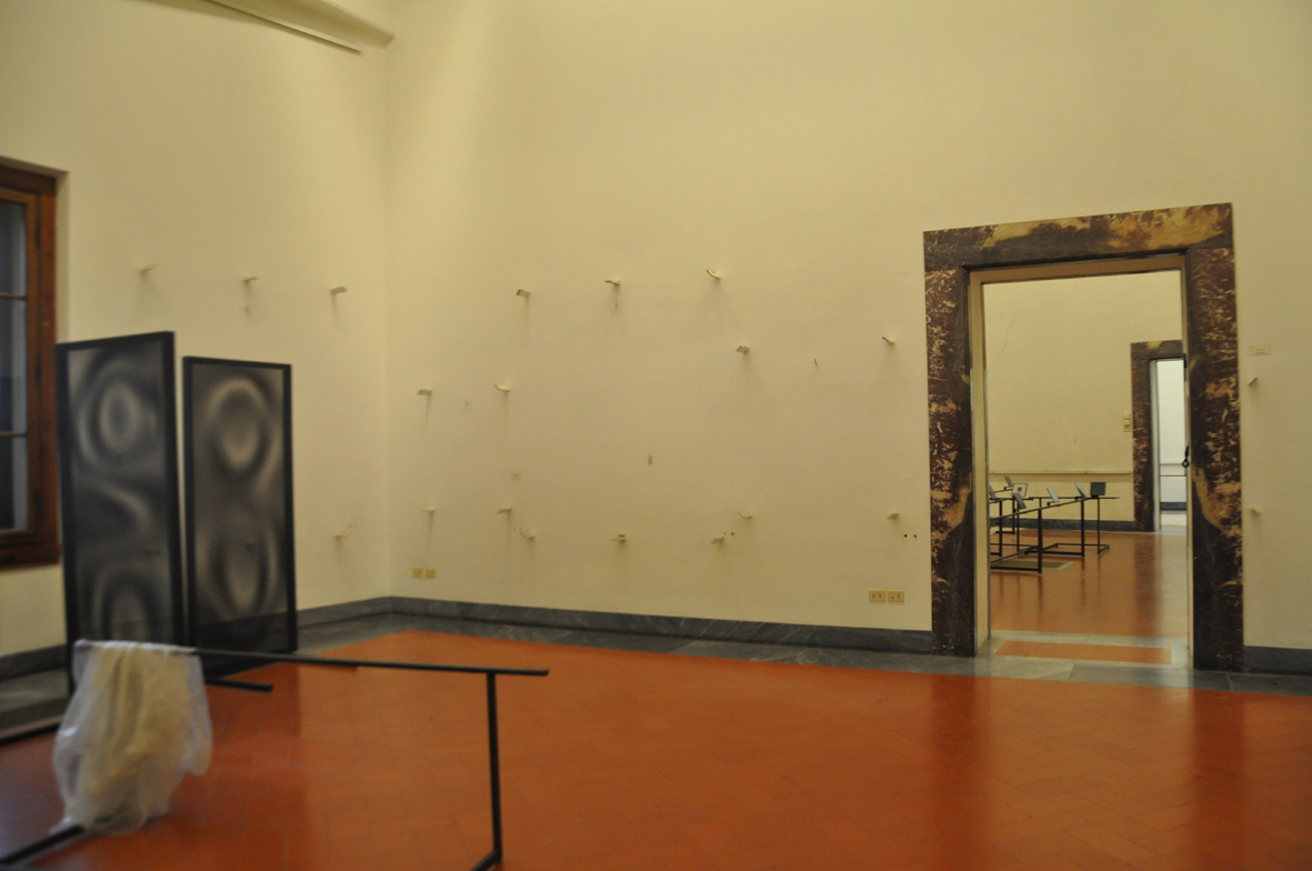 Uffizi, the new room 26 before starting the works