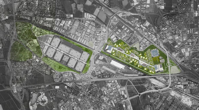 The EXPO2015 area in Milan