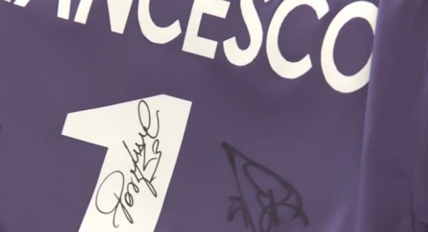 Pope Francis meets Fiorentina