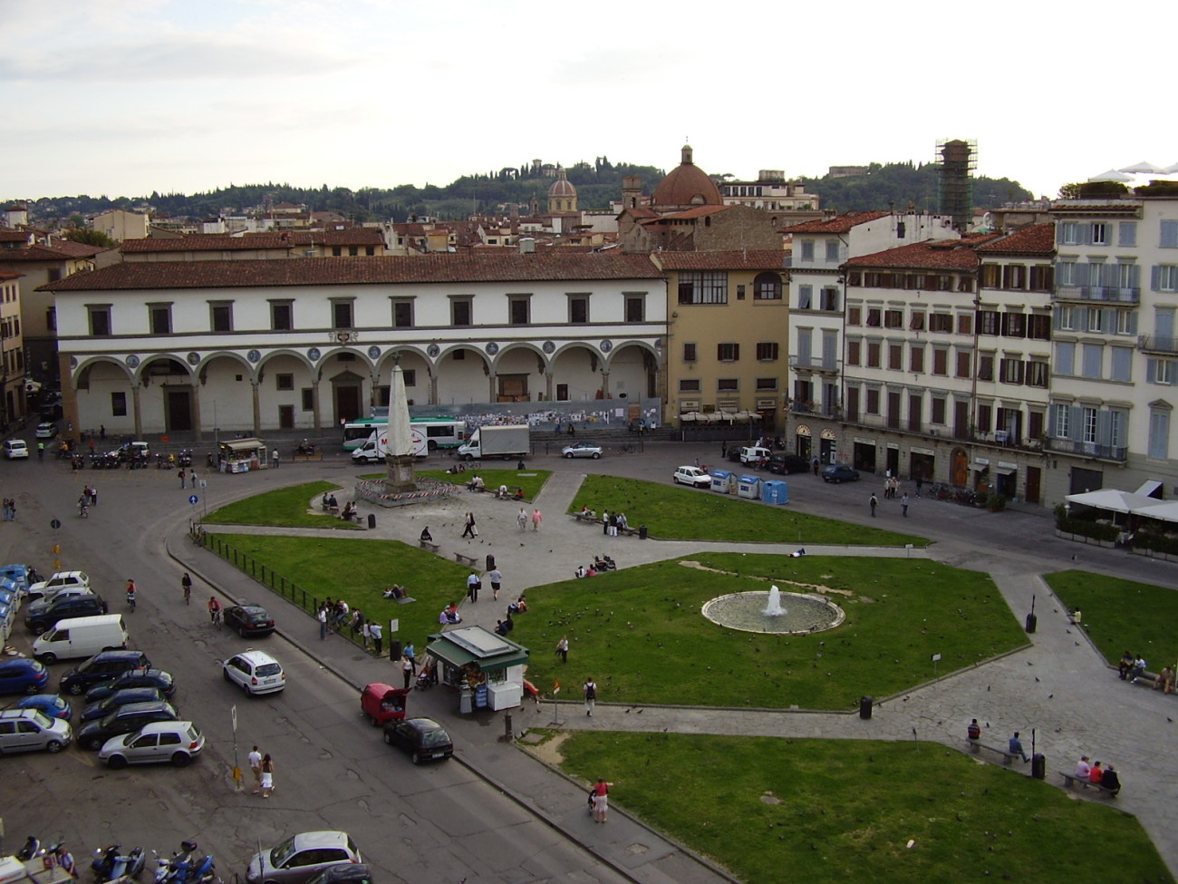 The Leopoldine complex in piazza Santa Maria Novella, Florence