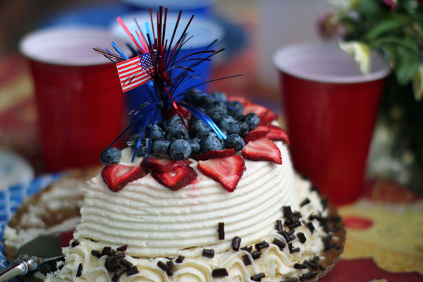 Fourth of July Traditional Cake