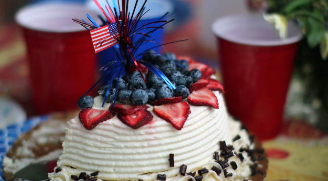 Fourth of July Traditional Cake