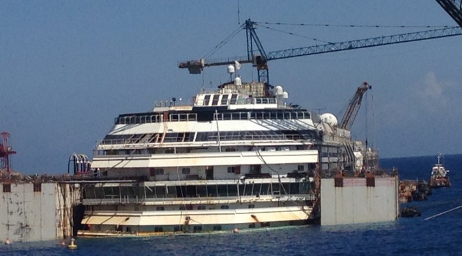 Costa Concordia removal final phase (Photo: Marco Bastiani)
