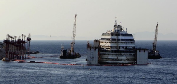 Costa Concordia refloating operations