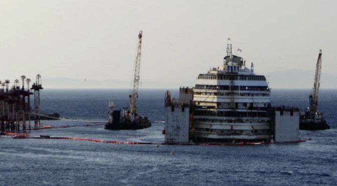 Costa Concordia refloating operations