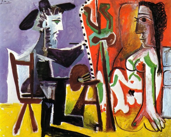 The Painter and the Model by Pablo Picasso