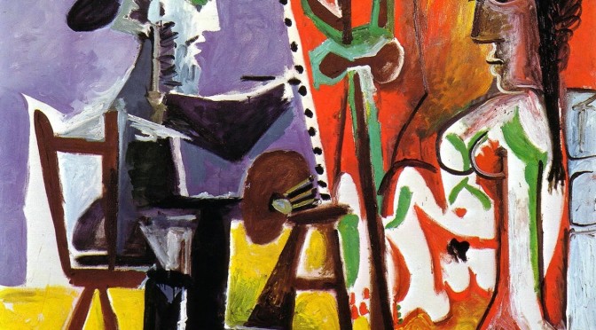 The Painter and the Model by Pablo Picasso