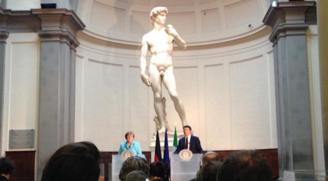 Merkel Renzi summit