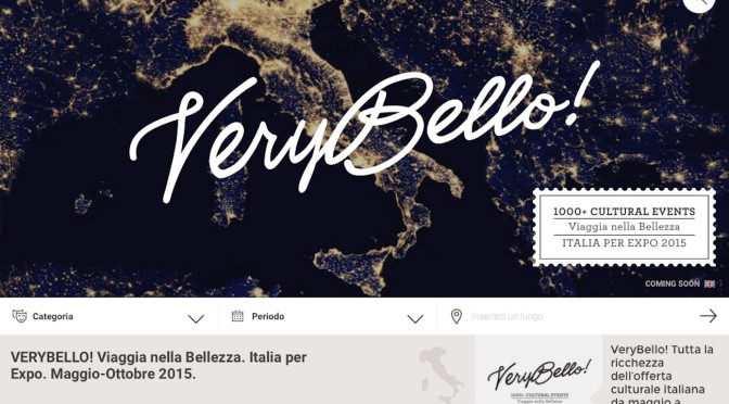 Very Bello! website for #Expo2015