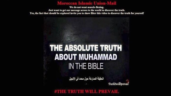 Carabinieri police on Monday were investigating how the website of a high school in the Florentine suburb of Scandicci was hacked by a group calling itself the Moroccan Islamic Union Mail.