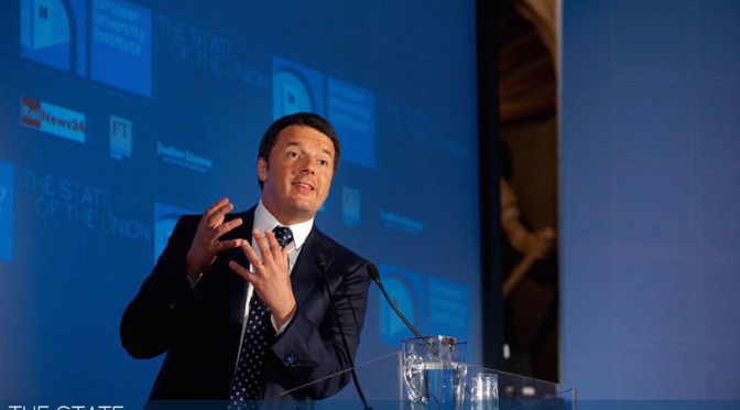 Matteo Renzi to attend the State of the Union 2015 in Palazzo Vecchio