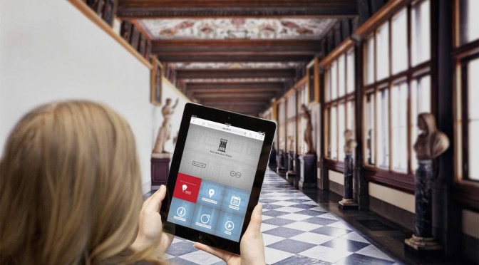 The free controlled wi-fi connection in the Uffizi Gallery is now available