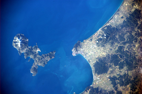 Elba island from satelite