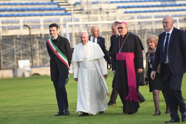 Pope Francis addressed Prato