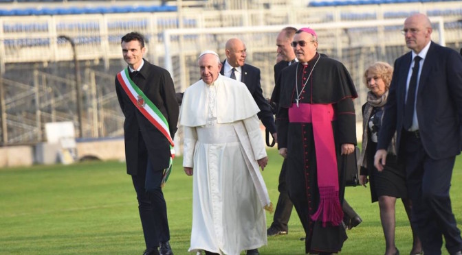 Pope Francis addressed Prato