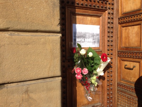 Florence reacts with solidarity to the Paris attacks