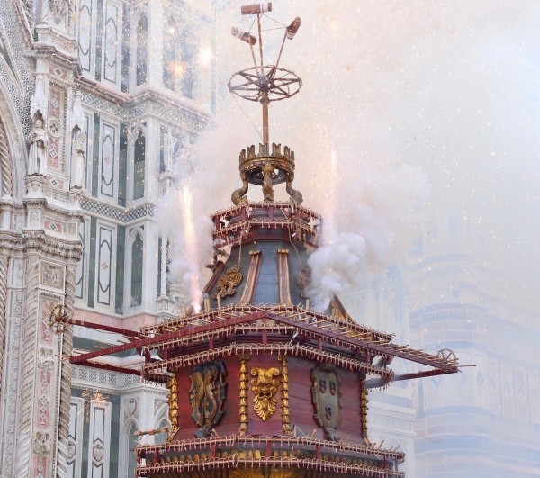 Scoppio del carro in Florence, Italy