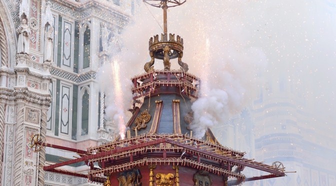 Scoppio del carro in Florence, Italy