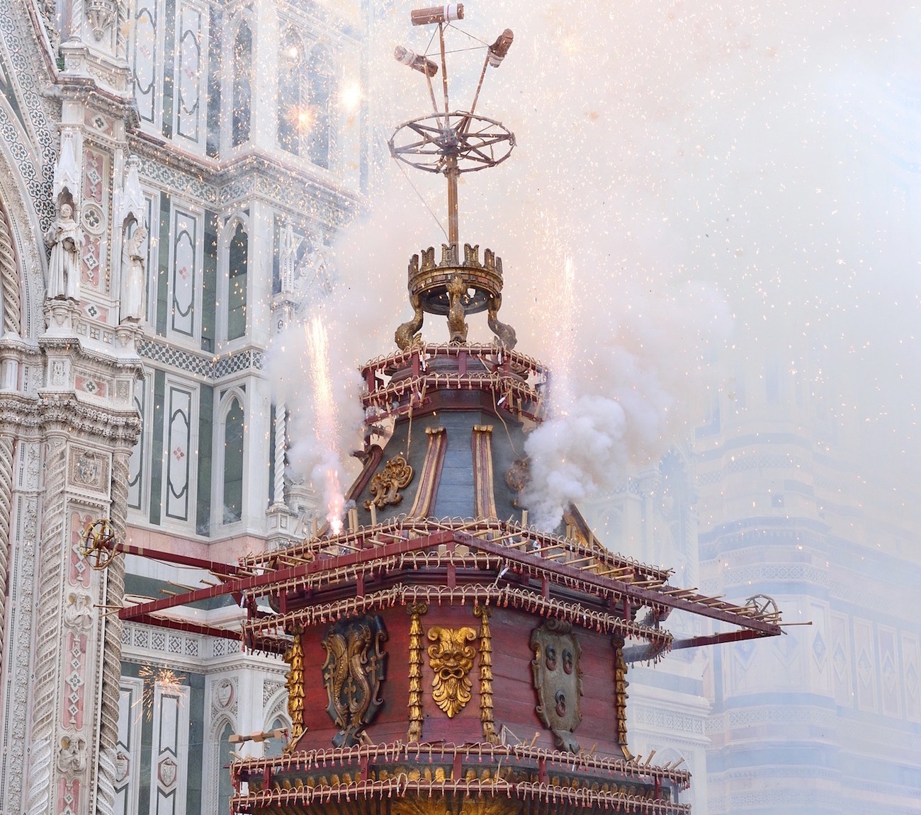 Scoppio del carro in Florence, Italy