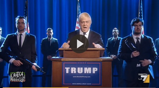 The Italian parody of Donald Trump