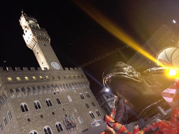 The exhibition, entitled Jan Fabre. Spiritual Guards in Florence, Italy