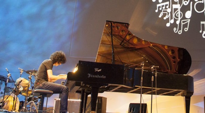 Worldfamous composer and conductor Giovanni Allevi to perform in Florence. Italy, for the Pitti Immagine Uomo 90 inauguration night