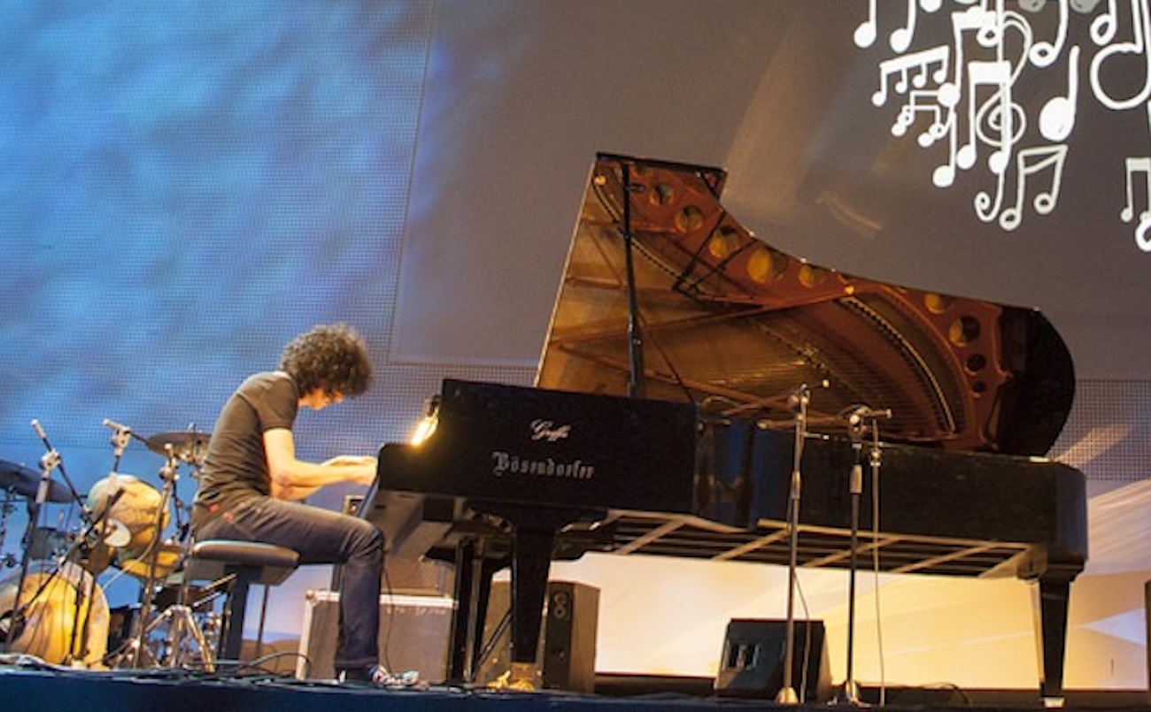 Worldfamous composer and conductor Giovanni Allevi to perform in Florence. Italy, for the Pitti Immagine Uomo 90 inauguration night