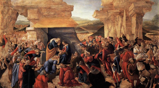 Adoration of Magi by Sandro Botticelli