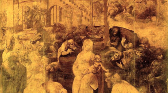 Leonardo Da Vinci's The Adoration of the Magi