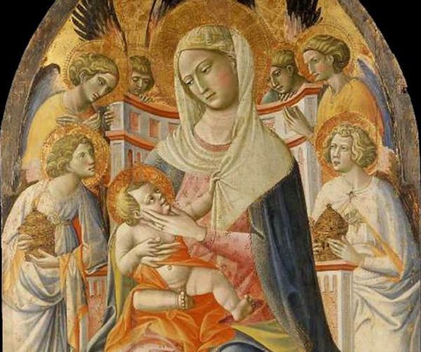Giovanni dal Ponte, Virgin and child with angels