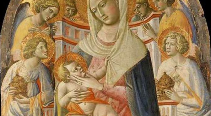 Giovanni dal Ponte, Virgin and child with angels