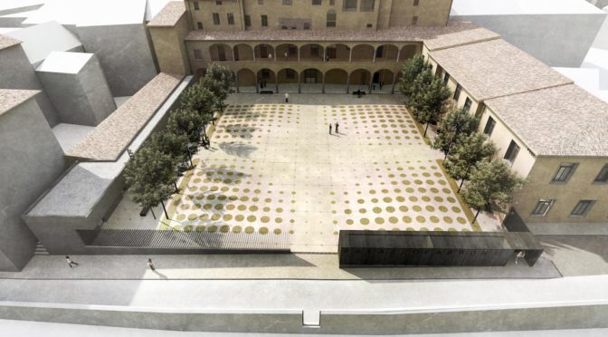 Palazzo fabroni's garden in Pistoia