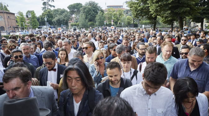 Pitti Immagine, the tradefair in Florence