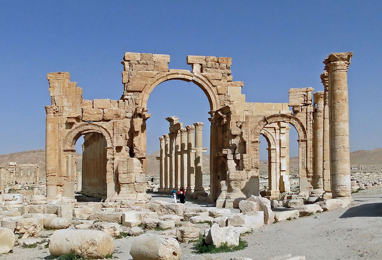 The original Palmyra's Arch