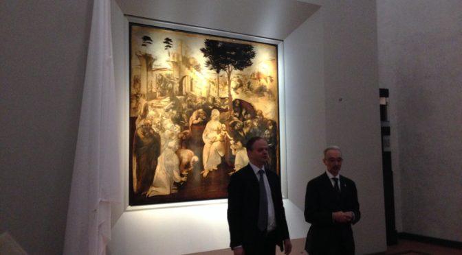 Leonardo's Adoration of the Magi unveiled