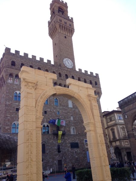 The Arch of Palmyra's copy unveiled in Florence